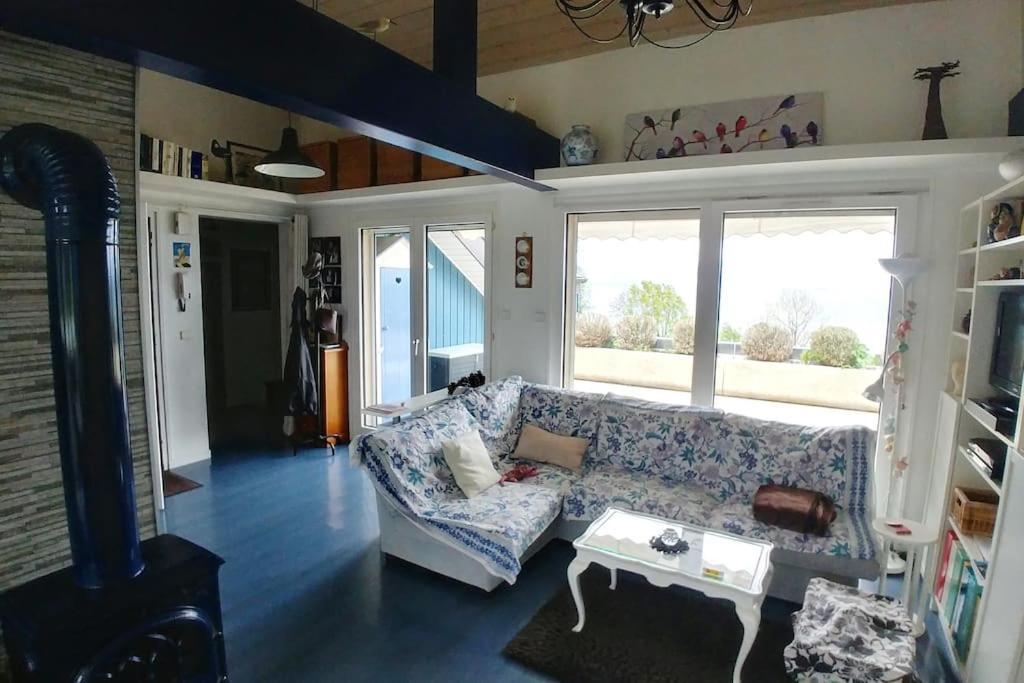 Lakefront. Appartement Pieds Dans L'Eau. View And Direct Access To The Lake. Anthy-sur-Leman Exteriör bild
